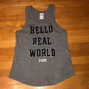 PINK TANK “Hello Real World” SIZE SM